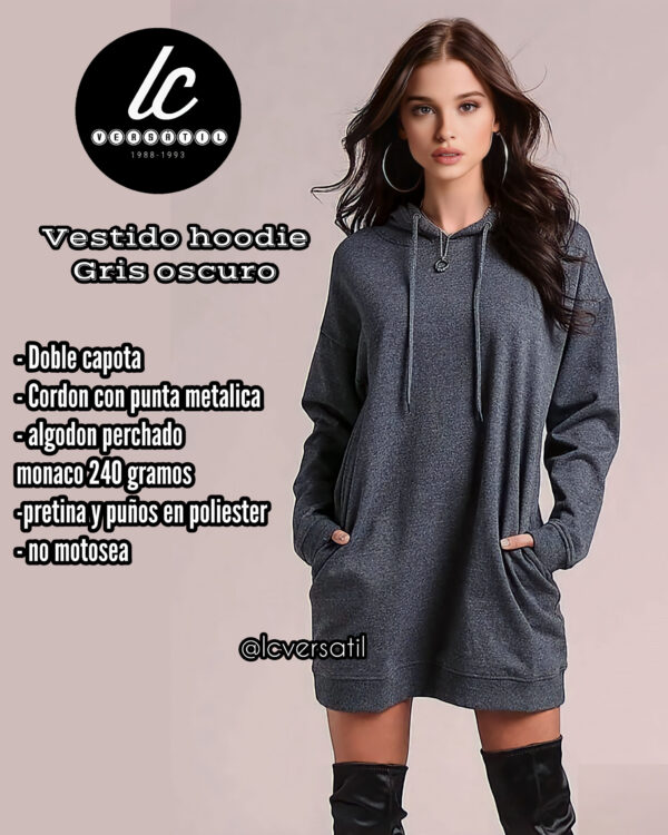 VESTIDO HOODIE - Imagen 8